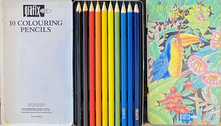 Picture of 4339 GRAFIX COLOURING PENCILS X10